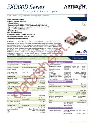 EXQ60-48D05-3V3J datasheet  